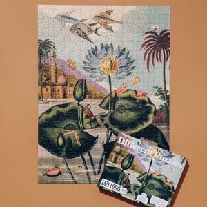 NWT Different Puzzles "Lazy Lotus" 1000-Piece Jigsaw Puzzle